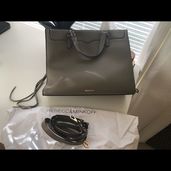 Rebecca Minkoff handbag grey calf leather - Picture 2 of 7